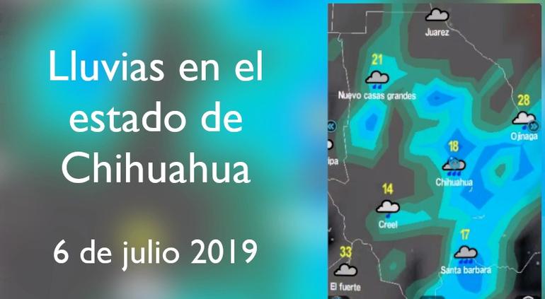Muestran Como Avanzaran Las Lluvias Sobre Chihuahua Video Tiempo