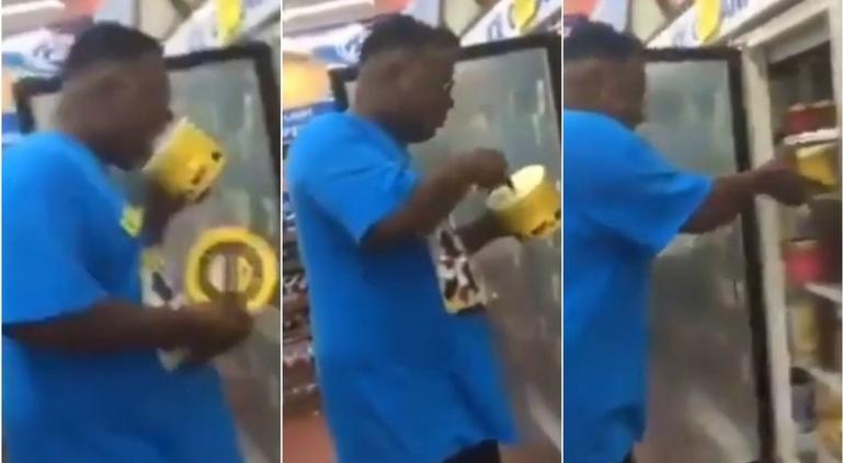 VIDEO: Detienen a un imitador de la joven que lamió un helado y lo devolvió al congelador de un supermercado