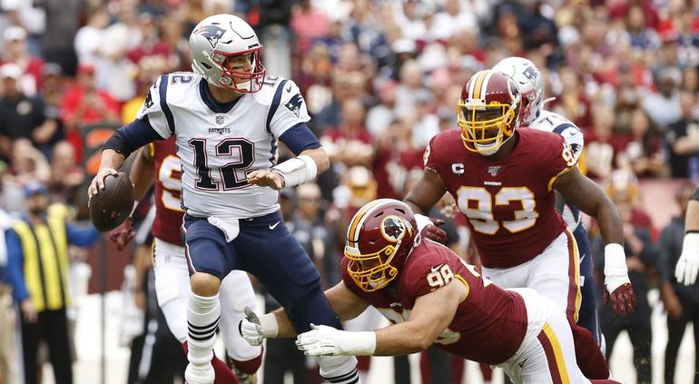Patriotas dan paliza a Pieles Rojas en la NFL Patriotas dan paliza a Pieles Rojas en la NFL