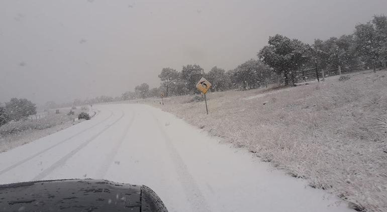 Primeras Imagenes De La Nevada En El Estado Tiempo