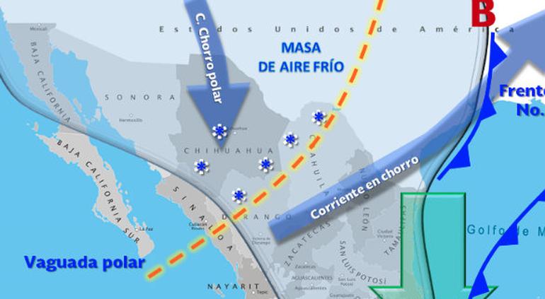 Asi Avanzara El Frente Frio No 28 En El Estado Fotos Tiempo