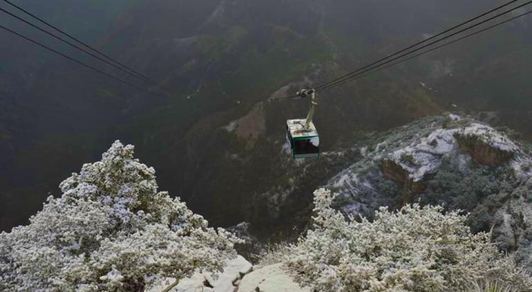 Blanco Total Asi Lucian Barrancas Del Cobre Tras Nevadas Fotos Tiempo