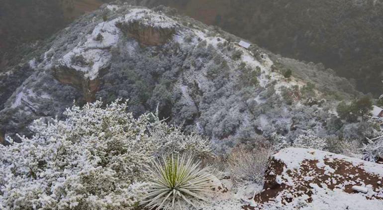 Blanco Total Asi Lucian Barrancas Del Cobre Tras Nevadas Fotos Tiempo