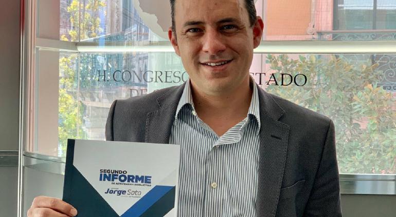 Entregó el diputado Soto su 2º Informe al Congreso Tiempo