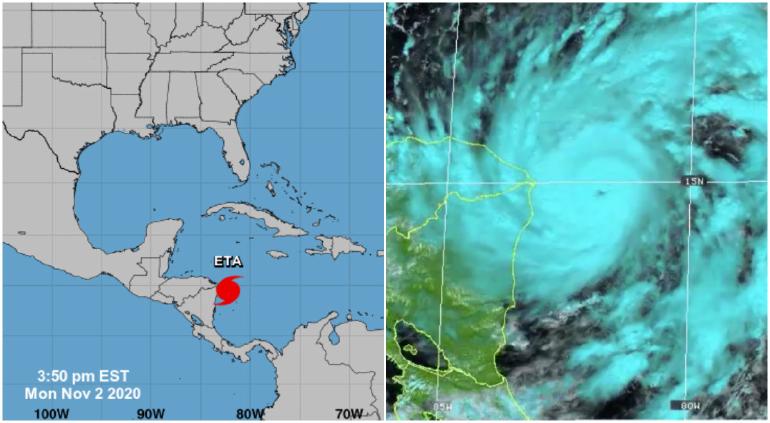 Alcanzo Eta Categoria 4 De Huracan Alerta Roja En Nicaragua Tiempo