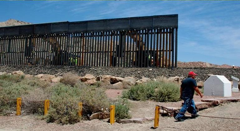 Robó EU territorio de México al construir muro: denuncia Bazán