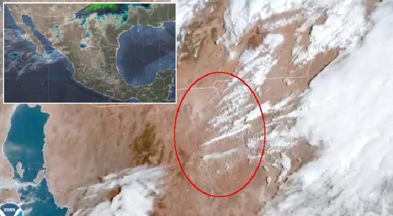 Fuertes Vientos En Chihuahua Satelite Capta Rachas Desde El Espacio Tiempo