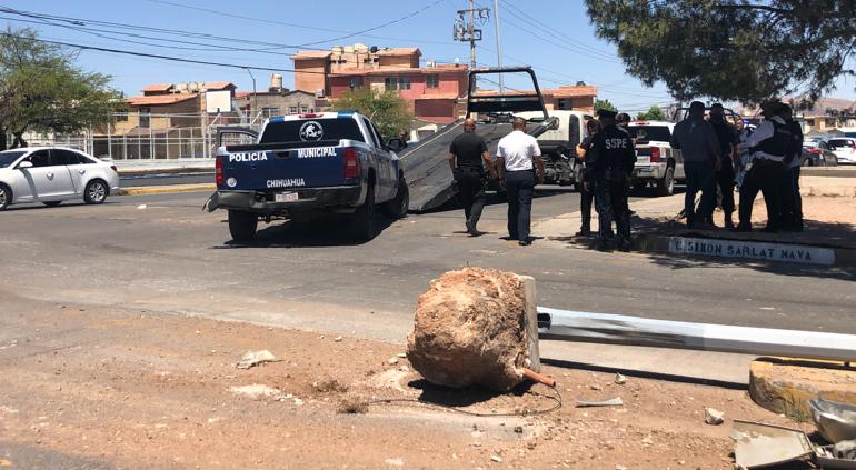 Chocaron Policias Que Perseguian A Ladron En Chihuahua 2000 Tiempo