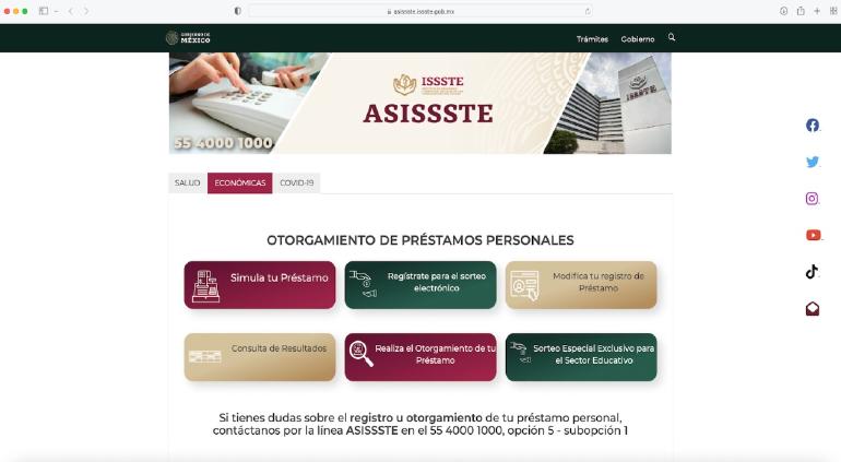 Asigna Issste M S De Mil Pr Stamos Personales En D Cimo Sorteo