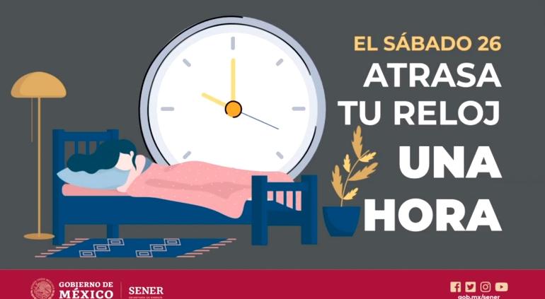 Atrasa tu reloj una hora best sale