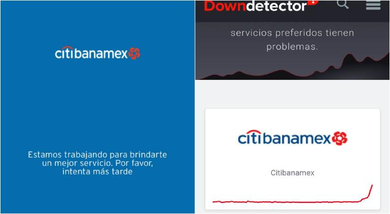 Falla app de Citibanamex; no deja ver saldo ni transferir