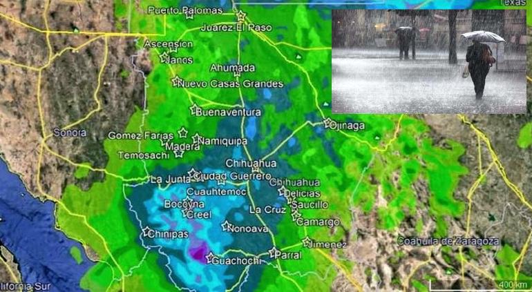 Estas zonas esperan lluvias y tormentas las próximas 48 horas (MAPA) |  Tiempo