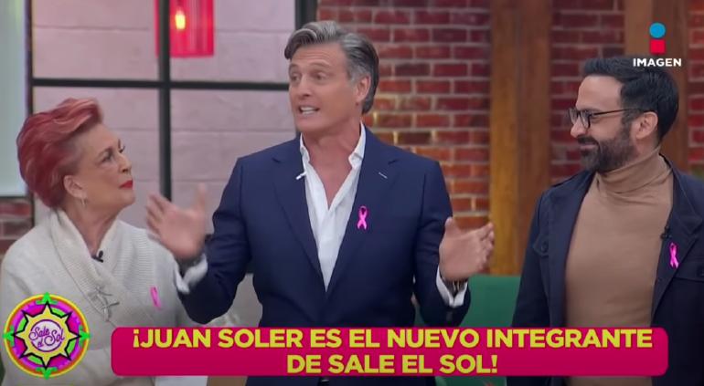 Juan Soler, nuevo conductor de Sale el Sol