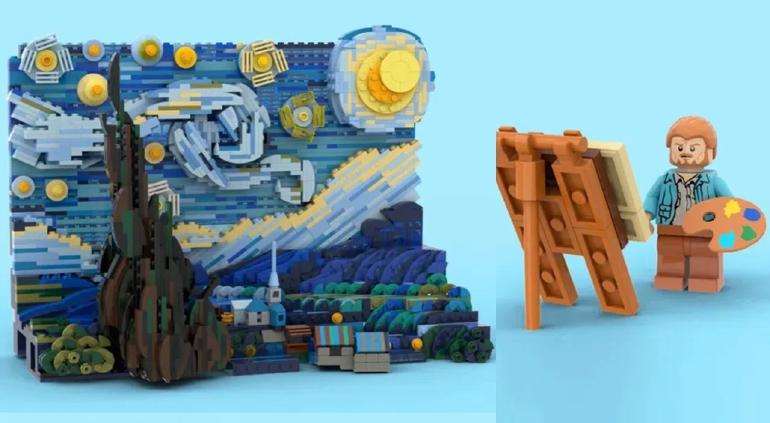 Pintura discount de lego