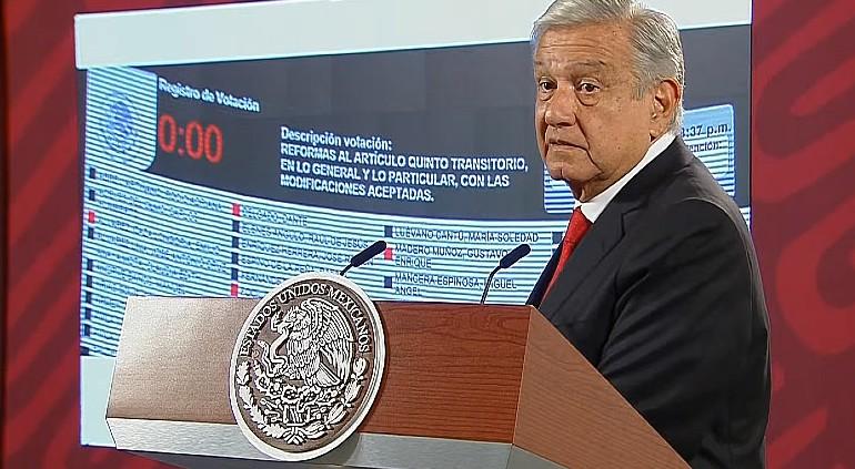 Agradece AMLO al Senado ampliar militarización de la Guardia Nacional