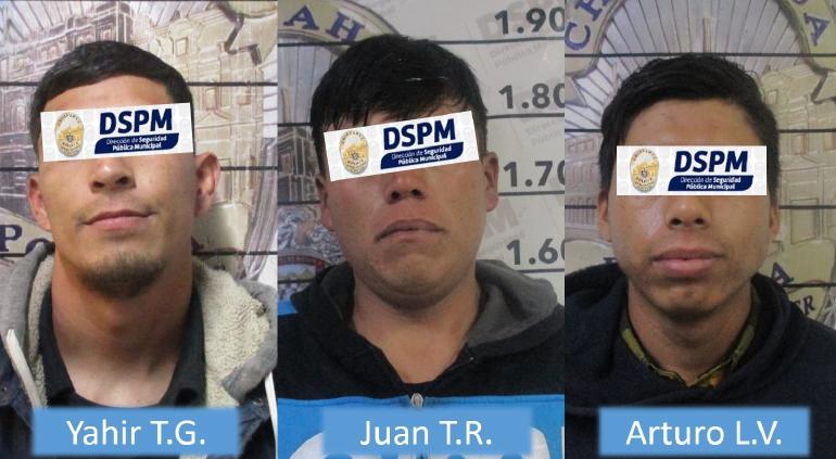 Detuvieron a 3 sujetos por diversos delitos durante el fin de semana