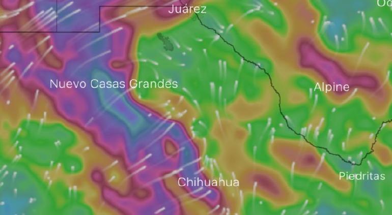 Vientos huracanados, en Nuevo Casas Grandes llegan a 130 kilómetros | Tiempo