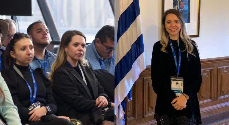 Participa chihuahuense Daniela en encuentro internacional en Uruguay