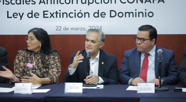 Lleva Bayo Valenzuela al Senado reforma a Ley de Extinción de Dominio