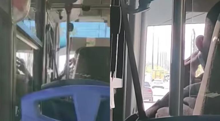 Chofer de la Tarahumara hablaba por teléfono mientras manejaba🎦
