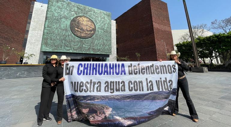 Chihuahua defiende agua con la vida: Cámara de Diputados expone fotos