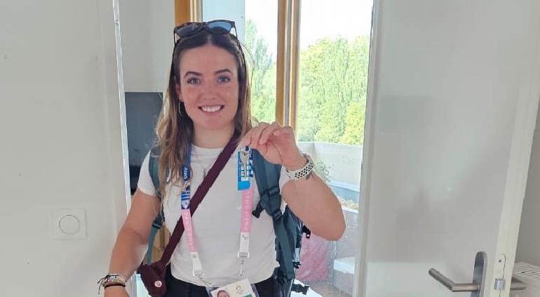 Sofía Reinoso, primera mexicana en llegar a la Villa Olímpica