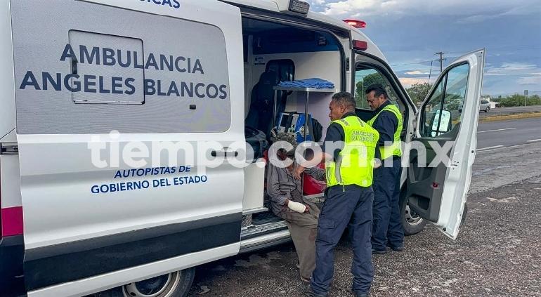 Asaltan y lesionan a adulto mayor en la carretera a Juárez