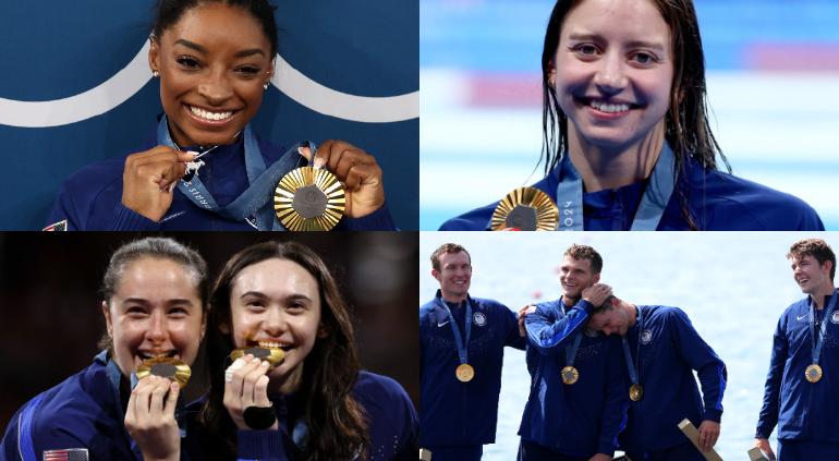Día 6: Gana EU 4 oros en ¡un día! y va por China en el medallero 🥇