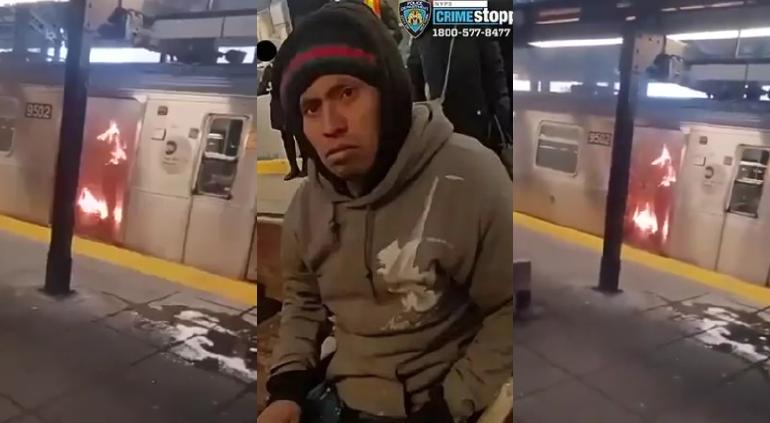 Mujer incendiada en metro de Nueva York: sospechoso bajo custodia
