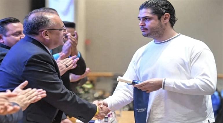 Esfuerzo y dedicación de Kelvin, quedará en nuestras memorias: Rector