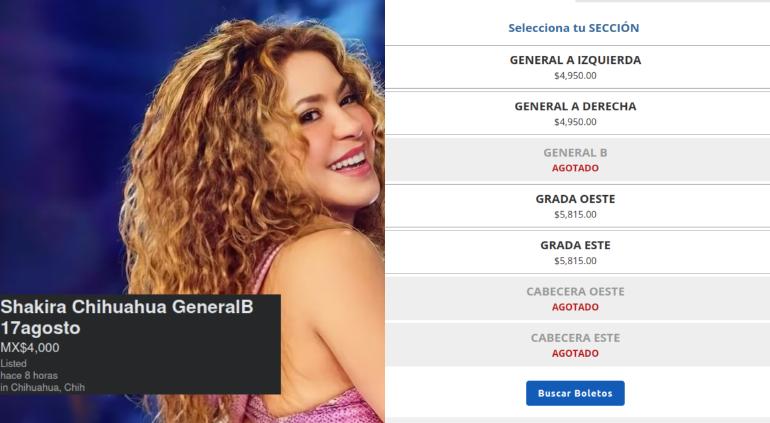 Volaron los boletos más baratos de Shakira; comienza reventa
